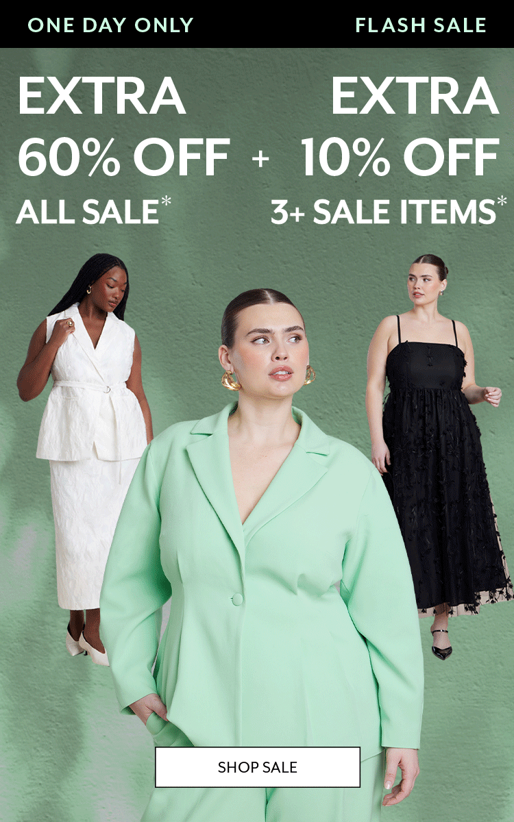 Extra 60% Off All Sale + Extra 10% Off 3+ Sale Items*